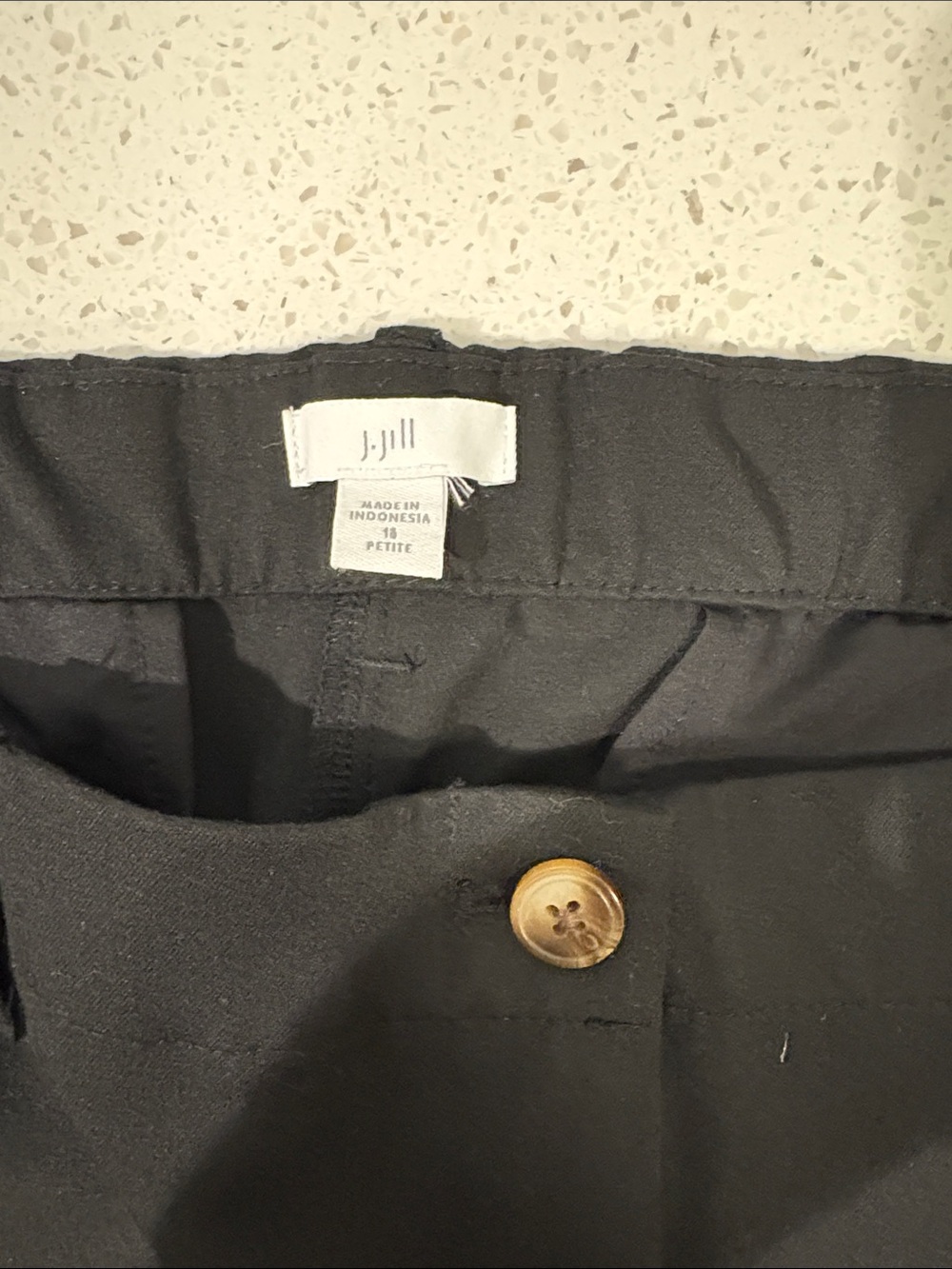 J. Jill Women's Black Straight-Leg Trousers - Picture 3 of 3